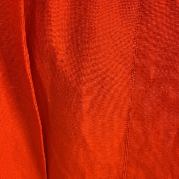 Patrick Petite orange linen/silk blazer - Picture 8 of 10